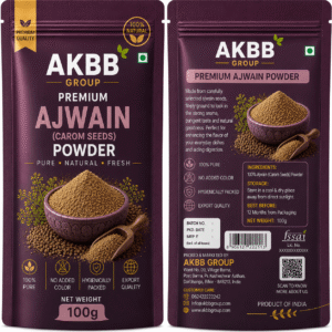 AKBB GROUP Ajwain Seeds Carom Seeds 100g