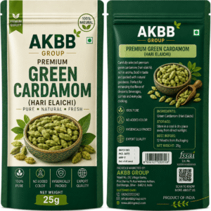 AKBB GROUP Green Cardamom Green Elaichi 25g
