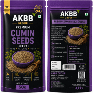 AKBB GROUP Cumin Seeds Jeera Seeds 50g