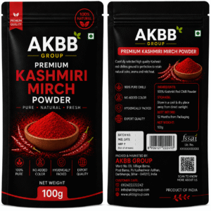 AKBB GROUP Kashmiri Red Chilli Powder 100g