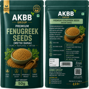 AKBB GROUP Fenugreek Seeds Methi Seeds 50g