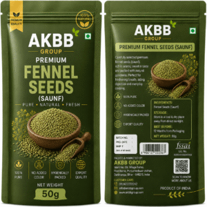 AKBB GROUP Fennel Seeds Saunf Seeds 50g